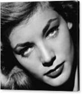 Lauren Bacall: Those Eyes Ii #1 Canvas Print
