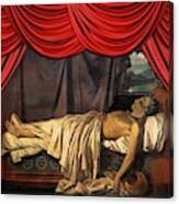 Lord Byron On His Death #1 Canvas Print