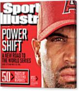 Los Angeles Angels Of Anaheim Albert Pujols, 2012 Mlb Sports Illustrated Cover Canvas Print