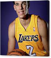 Los Angeles Lakers Introduce Lonzo Ball Canvas Print