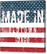 Made In Oldtown, Idaho #1 Canvas Print