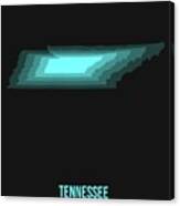 Map Of Tennessee #1 Canvas Print