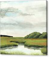 Marsh Landscapes Ii #1 Canvas Print