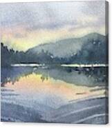 Mauve Sunset Canvas Print