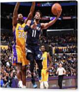 Memphis Grizzlies V Los Angeles Lakers #1 Canvas Print