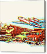 Methods Of Transportation #1 Canvas Print