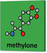 Methylone Stimulant Molecule #1 Canvas Print