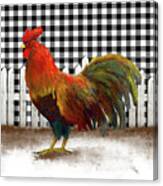 Morning Rooster Ii #1 Canvas Print