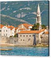 Old Town Stari Grad, Budva, Montenegro #1 Canvas Print