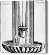 Ornamental Fountain Design, 1664 #1 Canvas Print
