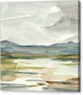 Overcast Wetland I #1 Canvas Print