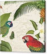 Parrot Paradise Vii #1 Canvas Print