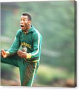 Pele In Goal #2 Canvas Print