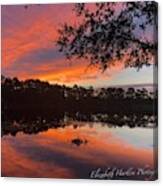 Red Sky In Morning #1 Canvas Print