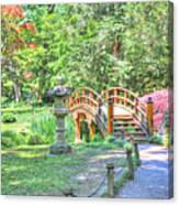 Richmond Va Virginia - Maymont Japanese Garden Bridge - In Color Canvas Print