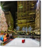 Rockefeller Center Christmas Nyc #1 Canvas Print