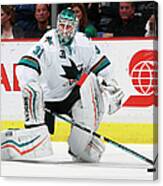 San Jose Sharks V Vancouver Canucks #1 Canvas Print