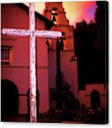 San Jua Bautista Mission Cross #1 Canvas Print