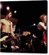 Sid Vicious And Johnny Rotten #1 Canvas Print