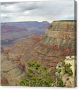 South Rim Of The Grand Canyon #1 Canvas Print