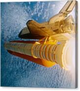 Space Shuttle In Space #1 Canvas Print