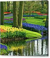 Spring In The Park #1 Canvas Print