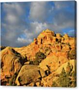 Sunrise Clouds Over Colorado National Monument #1 Canvas Print