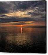 Sunset At Lake Superior  #1 Canvas Print