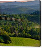 Tuscany Green Hills #1 Canvas Print