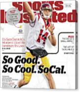 University Of Southern California Sam Darnold, 2017 College Sports Illustrated Cover #1 Canvas Print