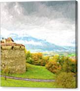 Vaduz Castle, Leichtenstein Canvas Print