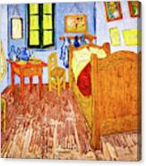 Van Gogh's Bedroom By Vincent Van Gogh Canvas Print