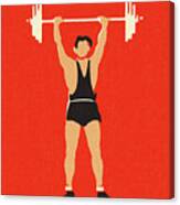 Weightlifter #1 Canvas Print