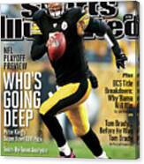 Whos Going Deep 2012 Nfl Playoff Preview Issue Sports Illustrated Cover Canvas Print