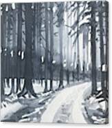 Winter Trees Canvas Print