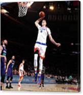 Charlotte Hornets V New York Knicks #10 Canvas Print