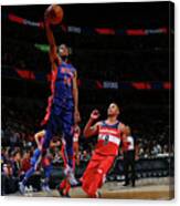 Detroit Pistons V Washington Wizards #10 Canvas Print