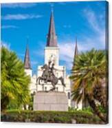 New Orleans, Louisiana, Usa At Jackson #10 Canvas Print
