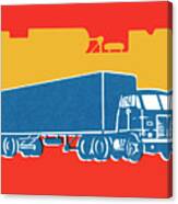 Semi Truck #10 Canvas Print