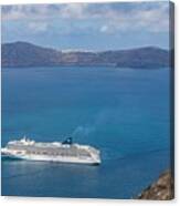 10.05.19. - Santorini, Greece Norwegian #100519 Canvas Print