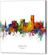 Durham England Skyline Cityscape #11 Canvas Print