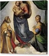 The Sistine Madonna Canvas Print