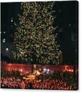 Christmas Tree At Rockefeller Center #12 Canvas Print