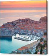 Dubrovnik, Croatia. Beautiful Romantic #13 Canvas Print