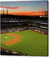 Washington Nationals V New York Mets Canvas Print