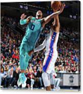 Charlotte Hornets V Philadelphia 76ers Canvas Print