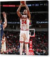 New Orleans Pelicans V Chicago Bulls Canvas Print
