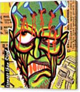 Monster Face #15 Canvas Print