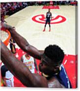 New Orleans Pelicans V Atlanta Hawks Canvas Print