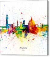 Florence Italy Skyline #17 Canvas Print